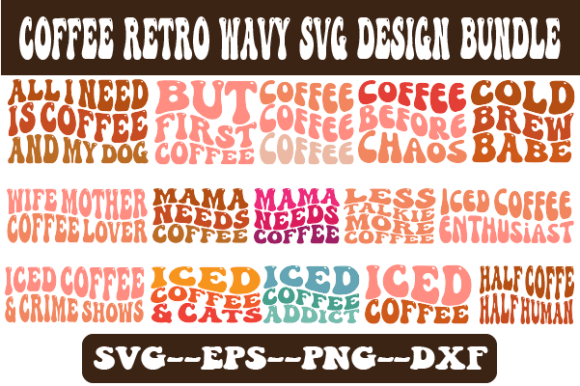Coffee Retro Wavy SVG: A Designer’s Review