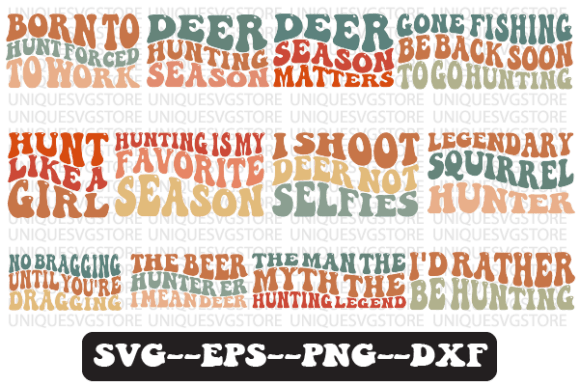 Hunting Retro Wavy SVG Bundle Review