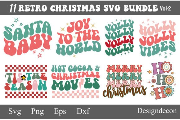 Retro Christmas SVG Bundle 2: A Designer’s Review