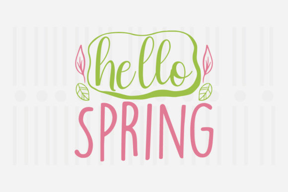 Reviewing Hello Sping SVG for Embroidery Projects