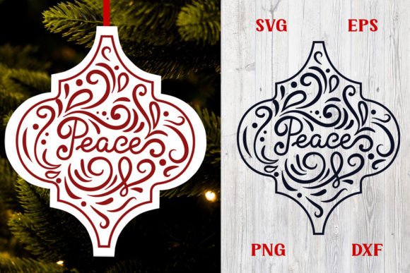 Reviewing Peace Christmas Arabesque SVG for Embroidery