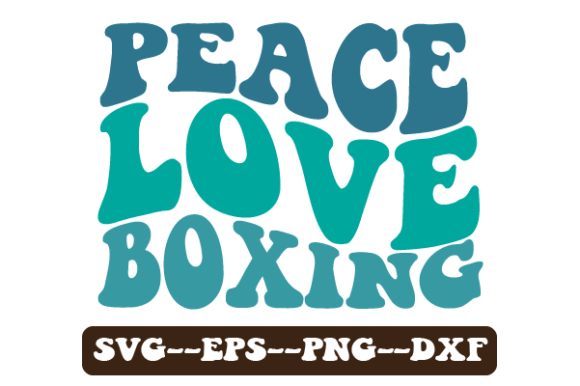 Reviewing the Peace Love Boxing Retro Wavy SVG