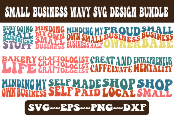 Reviewing the Small Business Wavy Svg Design Bundle